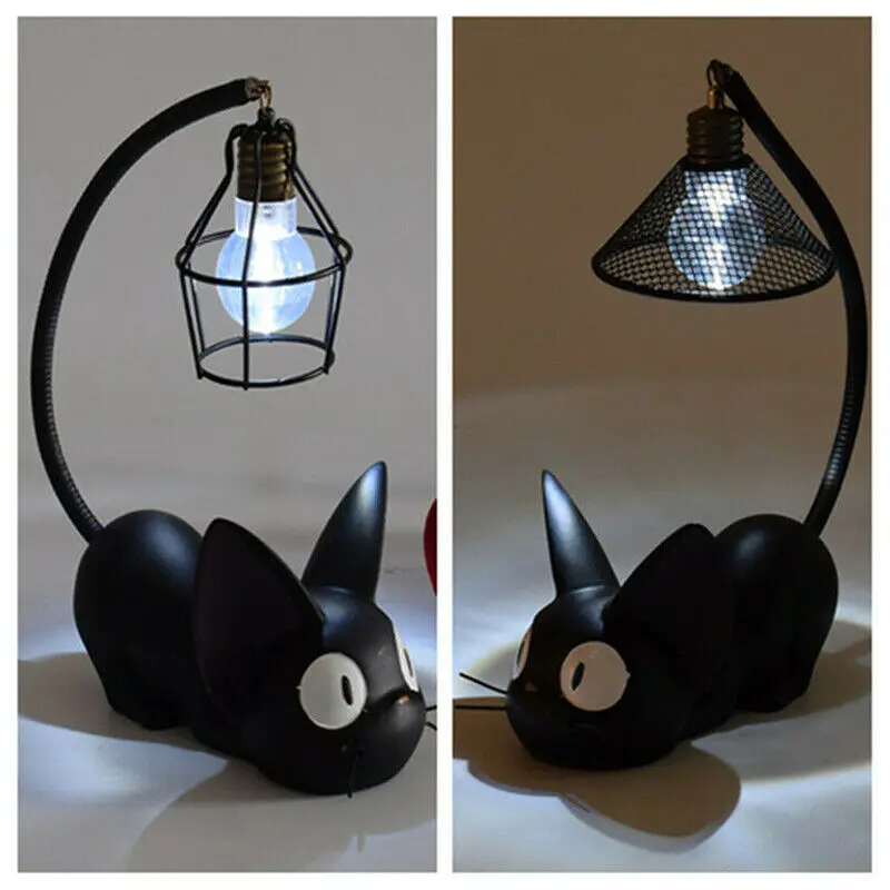 Лидер продаж 2020 настольный светодиодный ночник настольная лампа черная Jiji Cat