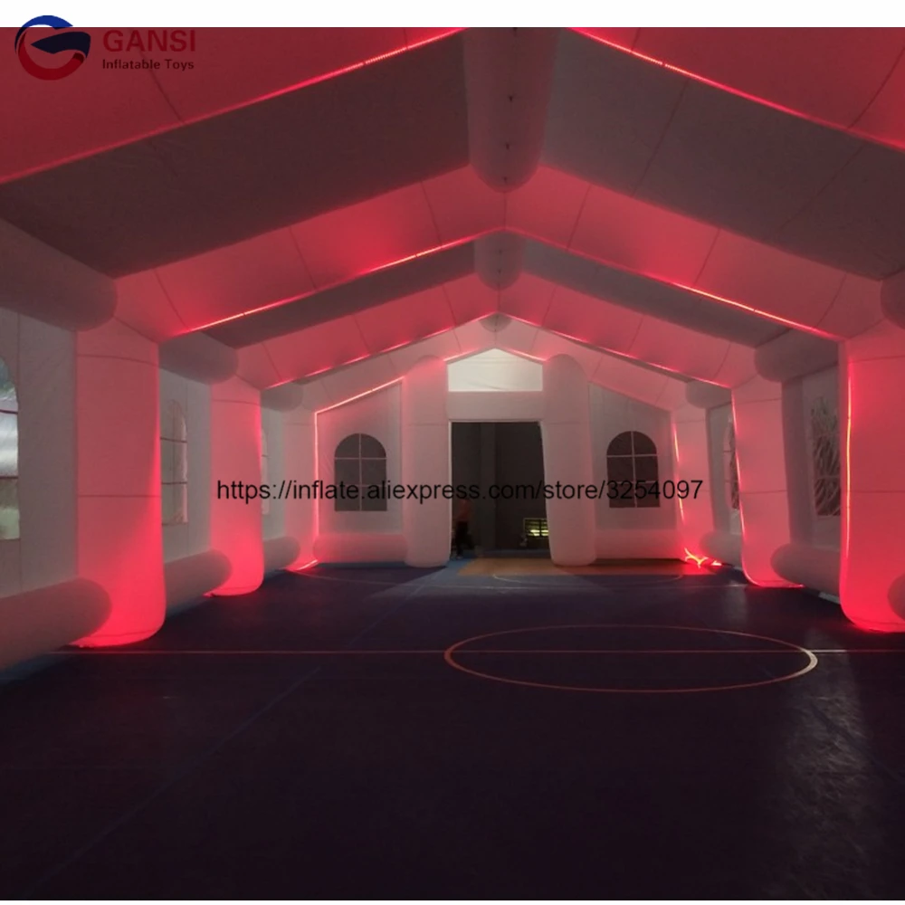 Открытый события надувной тент для вечеринок 600d Оксфорд ткань Свадебный Тент со