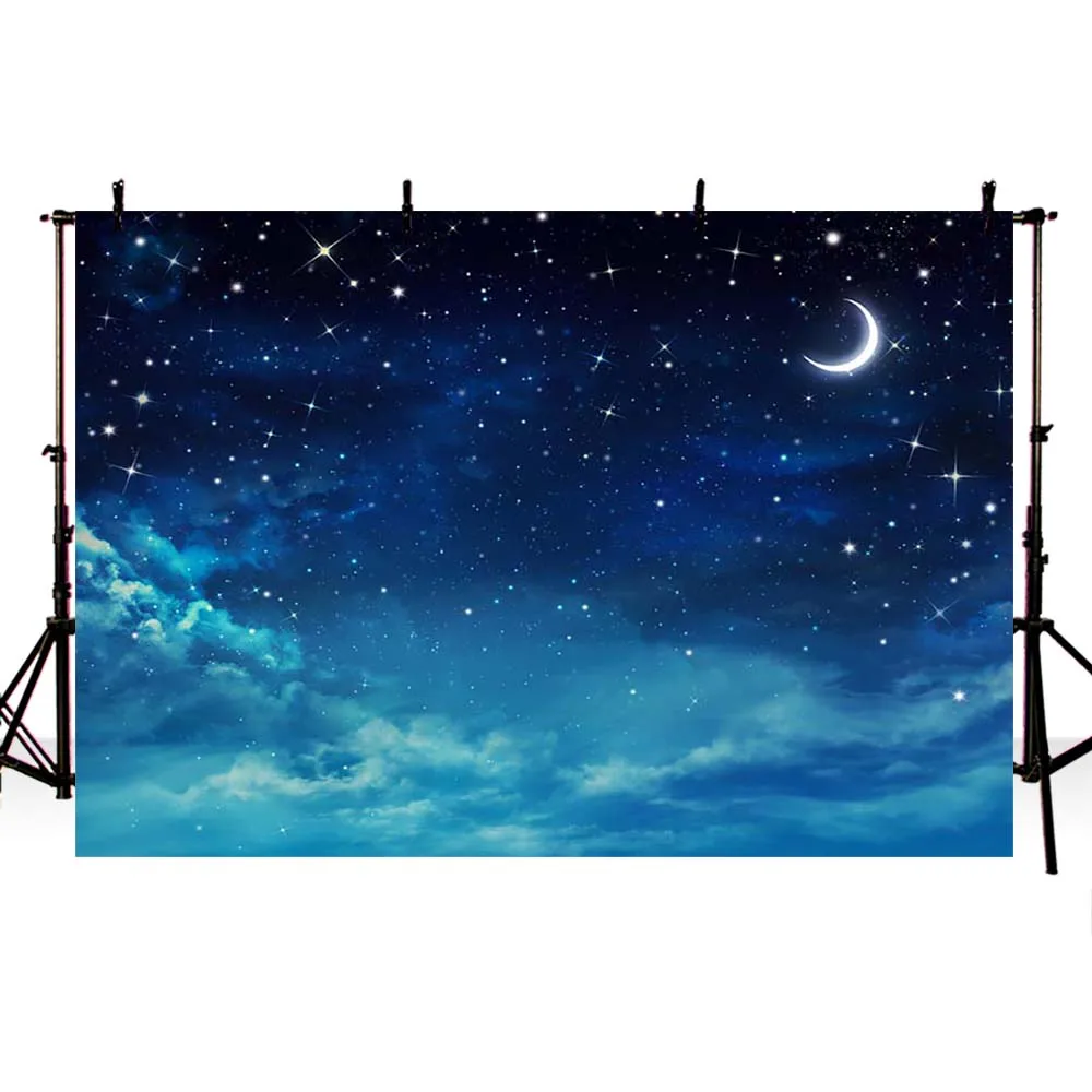 

Mehofoto Vinyl Cloth Night Space Backdrops for Photography Studio Little Star Photo Shoot Backgrounds Newborn Props F-2085