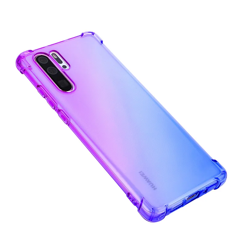 Ударопрочный грязестойкий чехол для телефона huawei P30 Pro Противоскользящий мягкий