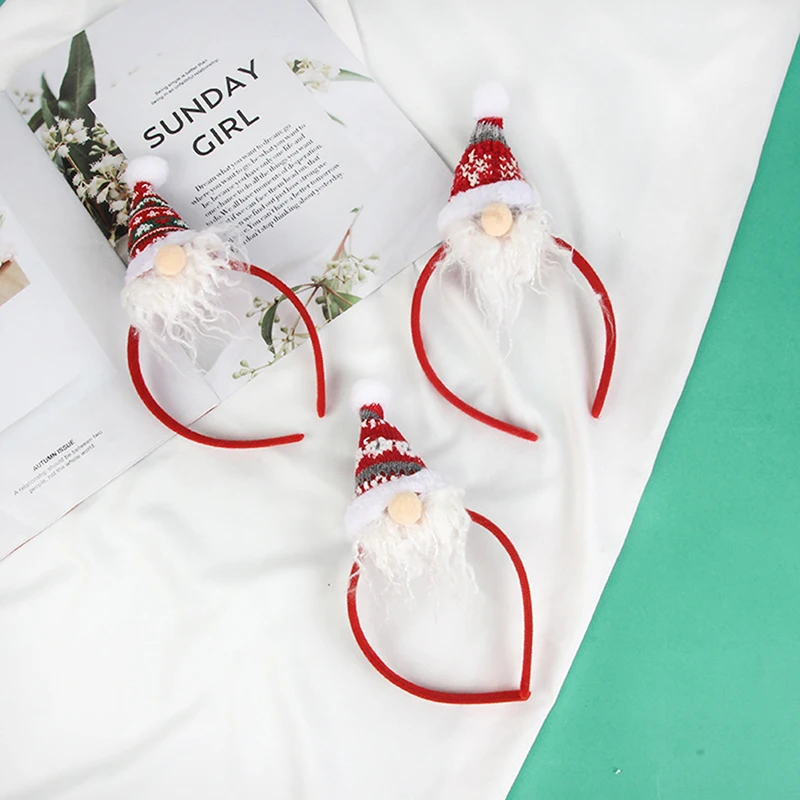 

Рождественские повязки на голову Санта Дети Взрослые головные уборы украшения Рождественские украшения вечерние Косплей праздничный рекв...