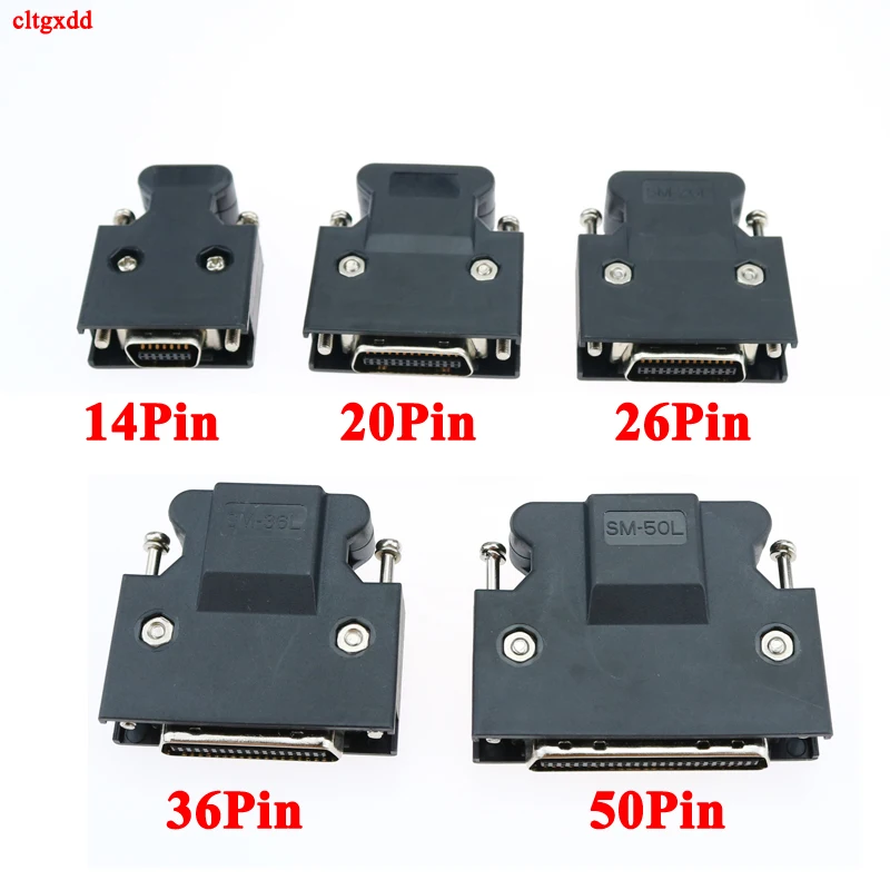 1x SCSI разъем HPCN Тип слота 14 20 26 36 50 Pin штекер для Panasonic Yaskawa Mitsubishi MDR Серводвигатель
