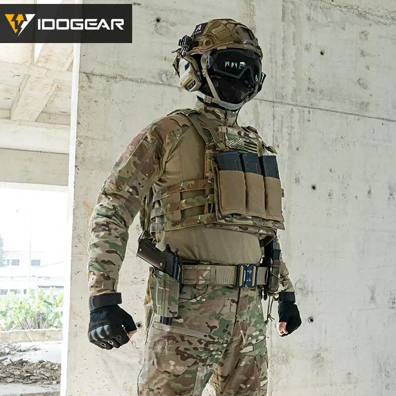 Сумка для магазина IDOGEAR 5 56 тактическая быстрая Сумка-переноска MOLLE Mag тройная