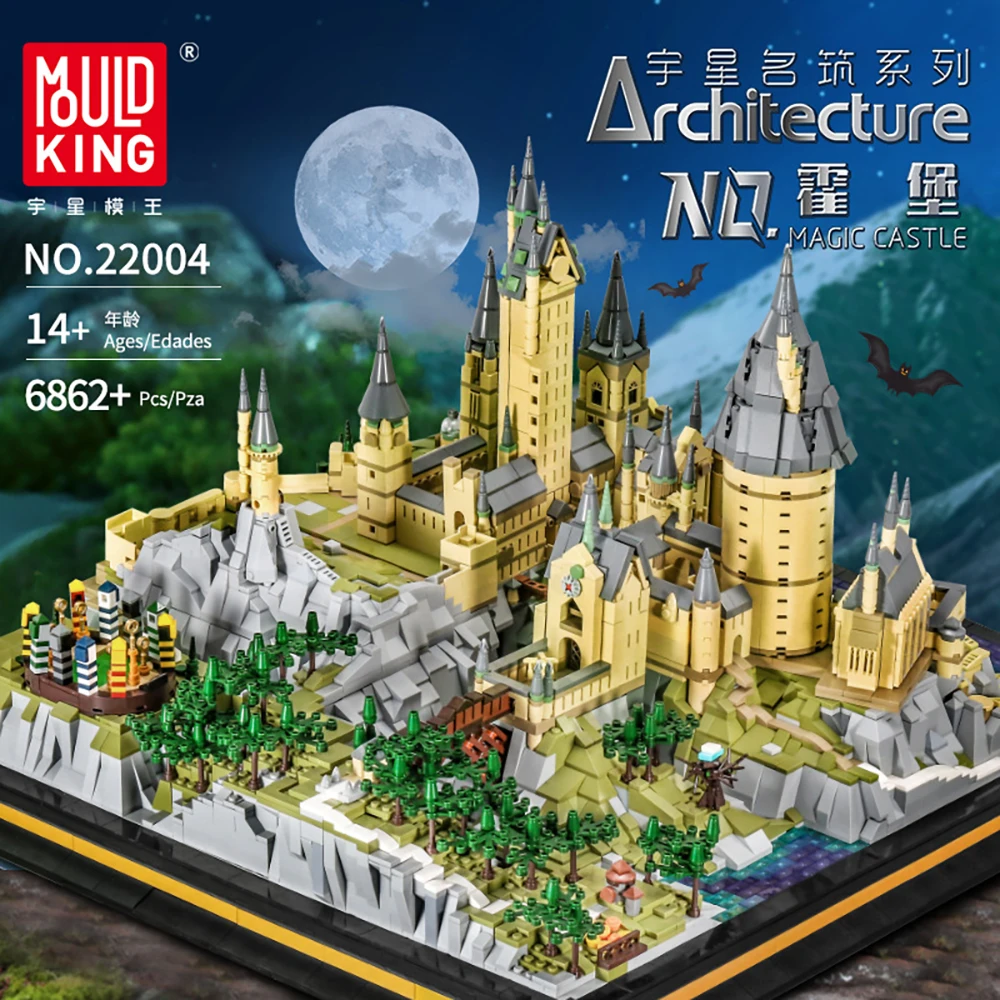 6862pcs Movie Series The Magic Castle School of wizardry Model Building Blocks Toys For Children Compatible with 16060 Bricks | Игрушки и