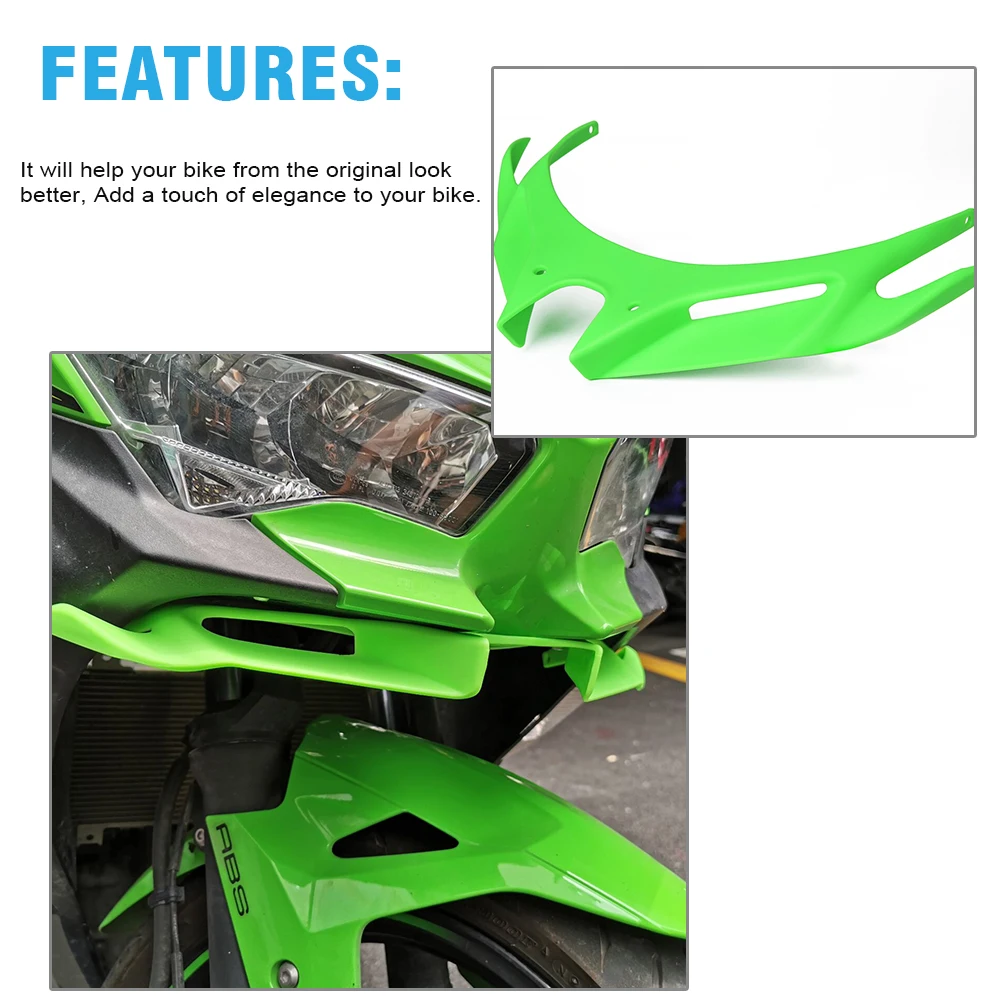Для KAWASAKI Ninja 250 ninja 400 2018 2019 мотоциклетные передние Обтекатели аэродинамические