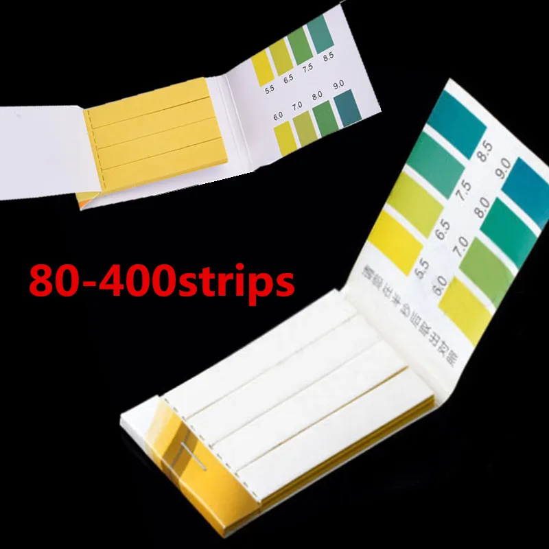 

80-400Strips Litmus Testing Test Kit Paper Urine Saliva Acid Alkaline Useful Measurement Analysis Instruments PH Test Strips