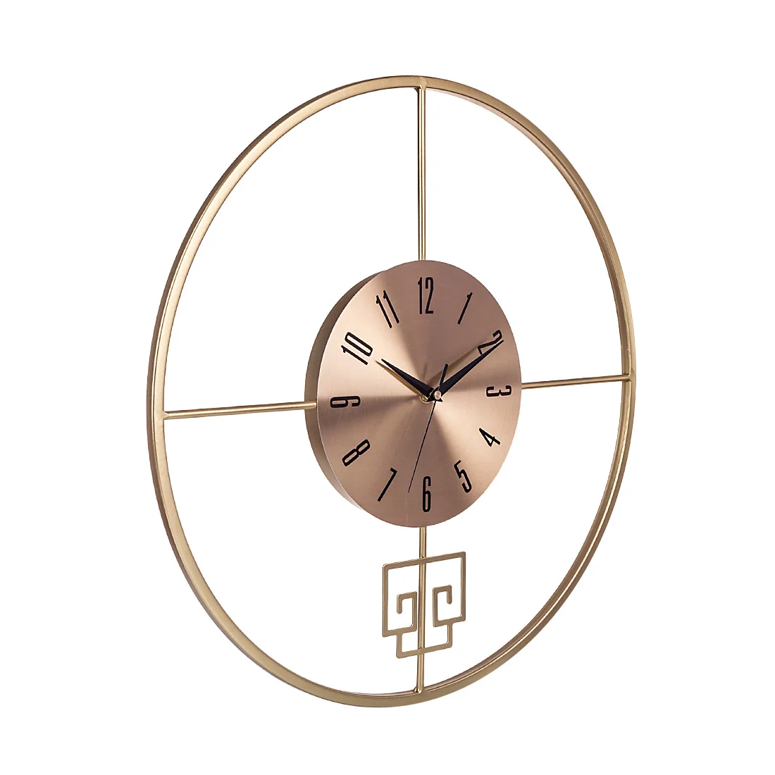50 см 20 дюймов скандинавские бесшумные настенные часы современный дизайн полые