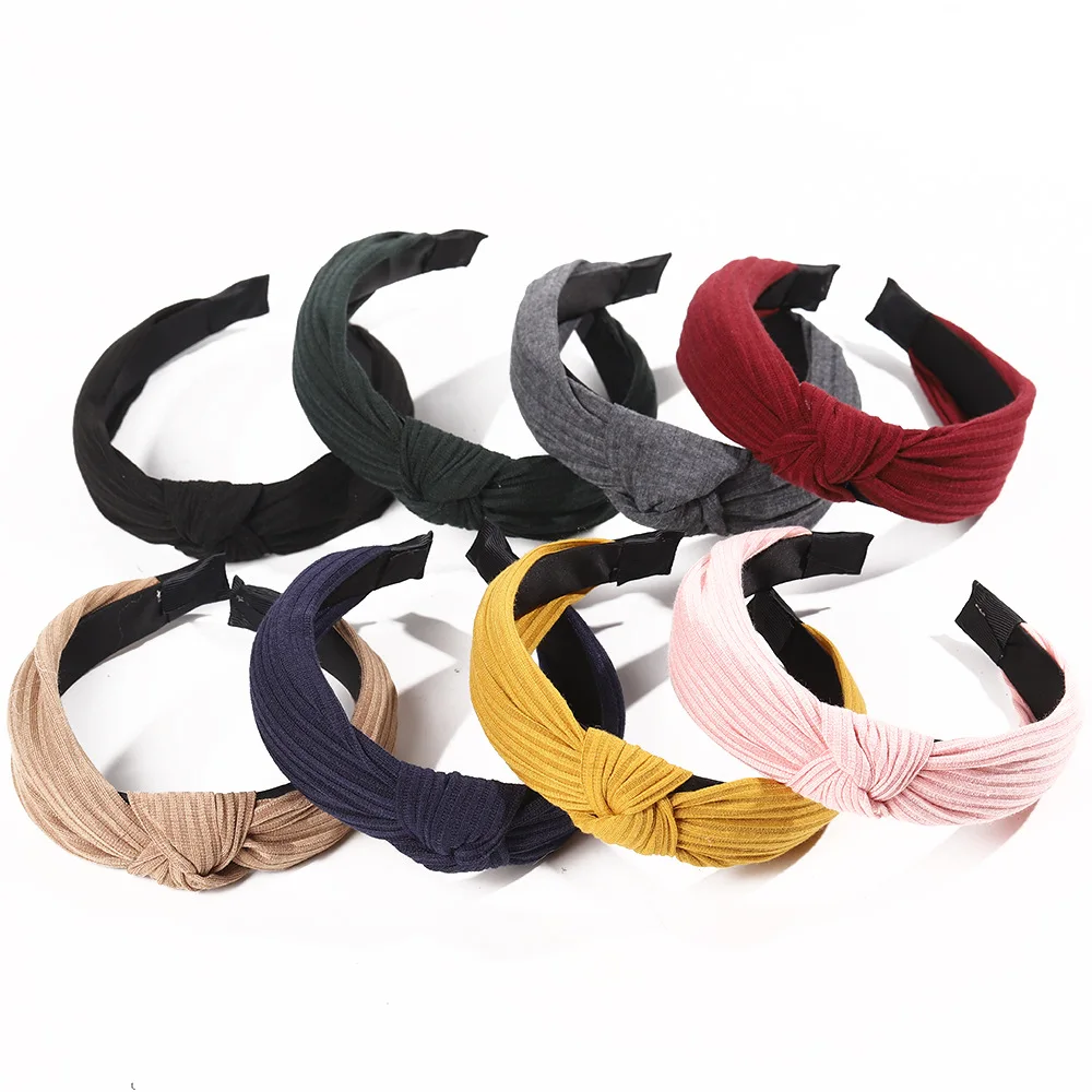 Повязка на голову Женская эластичная регулируемая 8 цветов| |