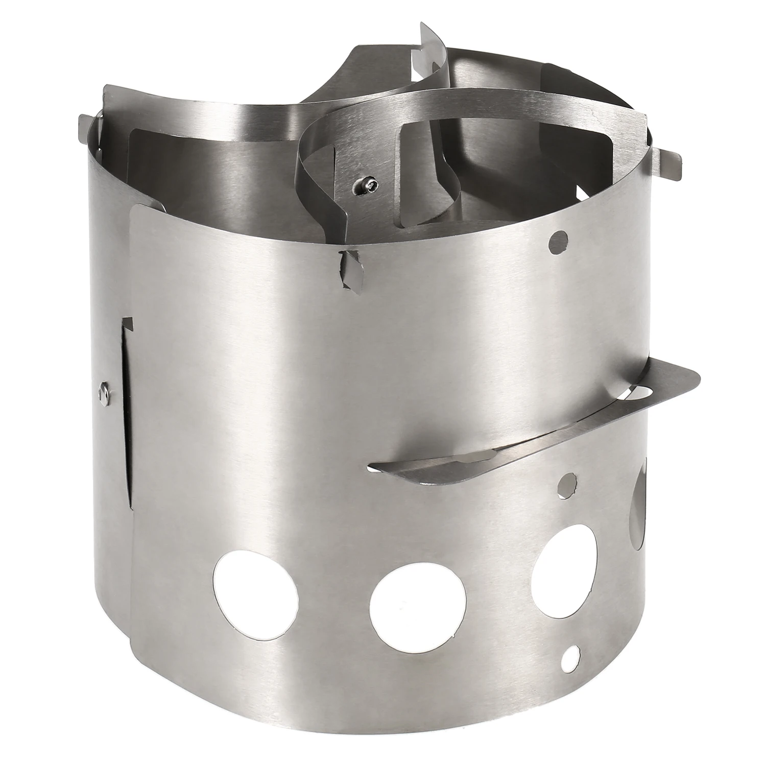 Lixada 2 в 1 ветрозащитная Складная Походная титановая дровяная плита ветровое