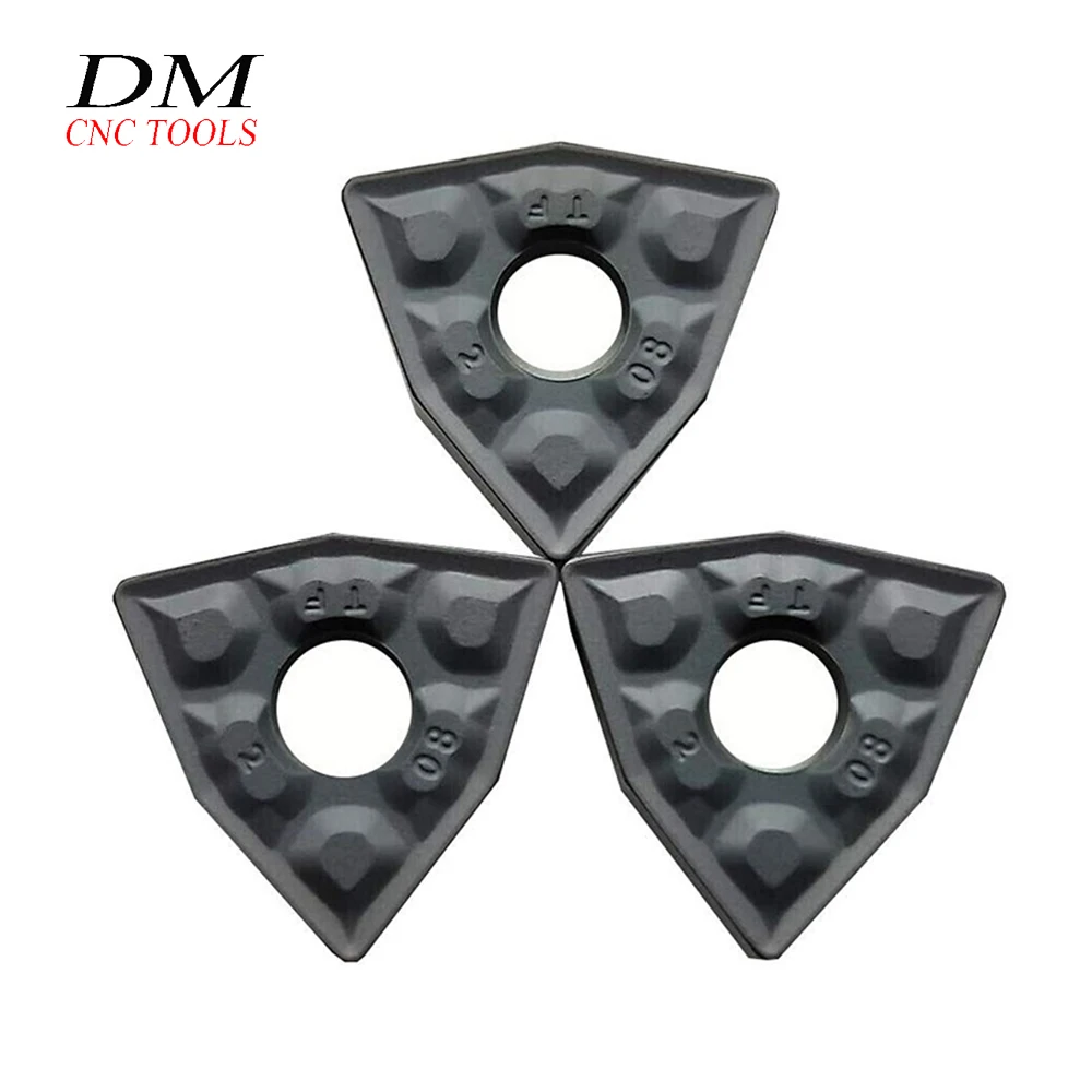 

Токарные инструменты, твердосплавные втулки для токарного станка, 10 шт., WNMG080408 TF IC907/WNMG080404-TF IC907