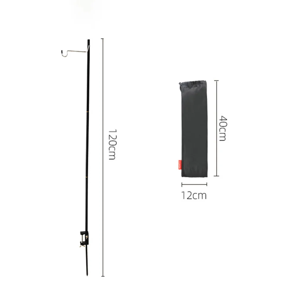 

Multifunctional Outdoor Camping Hunting Hiking Folding Lamp Post Pole Kit Portable Fishing Hanging Light Fixing Stand Holder