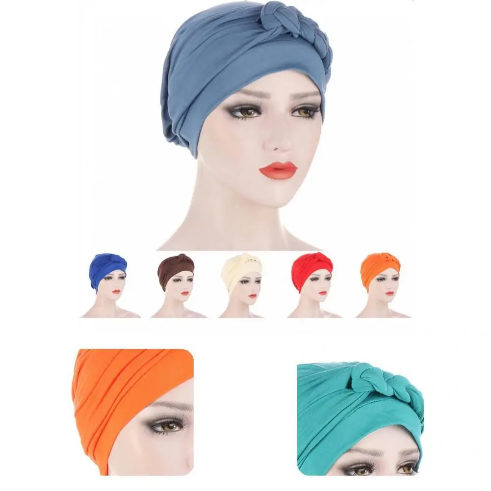 

Beautiful Turban Cap Exquisite Accessory Dome No Brim Turban Hat Beanie Headwrap Head Scarf
