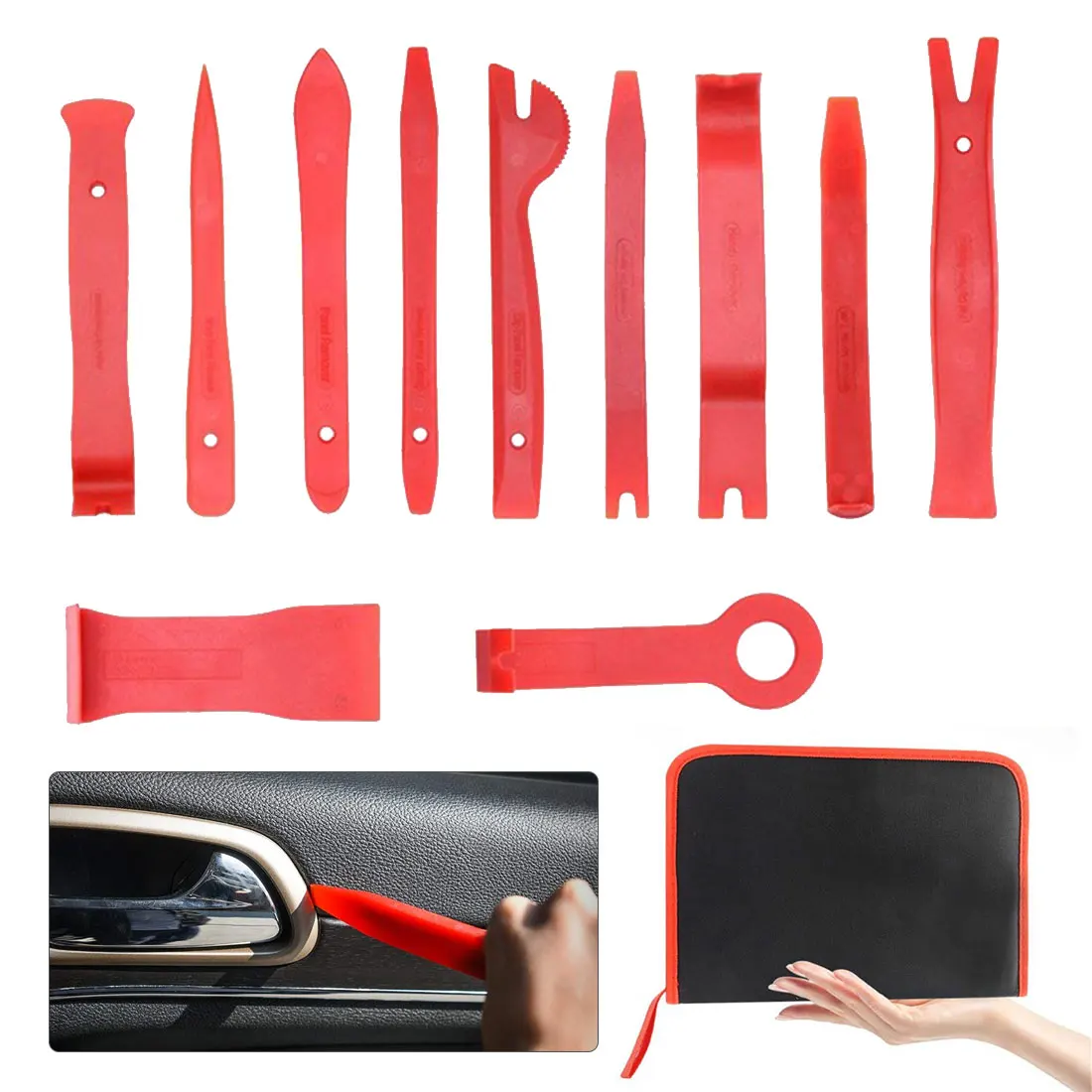 

Car Panel Door Audio Trim Removal Tool Kit Car Audio Repair Tools Trim Removal Tool Auto Clip Pliers Fastener Remover Tool Set