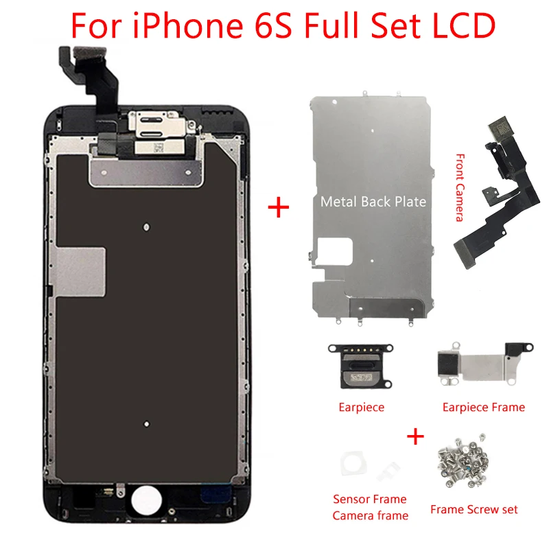 AAA Полный комплект ЖК экрана для iPhone 6S A1633 A1688 дисплей сенсорный экран в сборе 100%