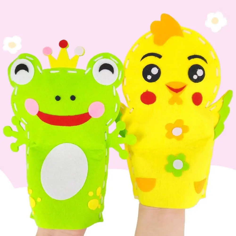 8 шт. дети &quotсделай сам&quot с рисунками зверей из мультфильмов для кукол нетканого