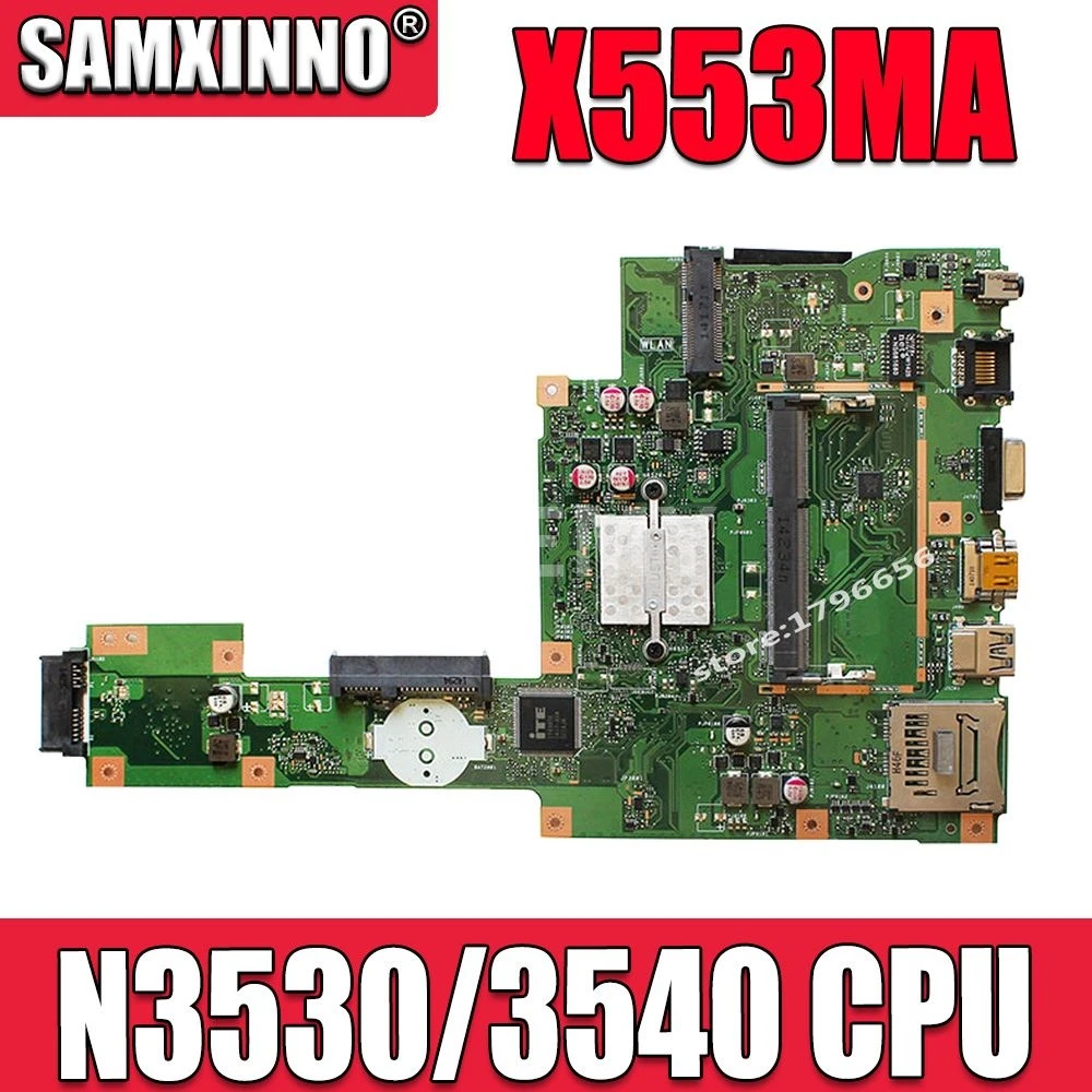 Новая материнская плата для ноутбука X553MA REV2.0 N3530/3540 CPU For Asus x503m f553ma f553m тестовая