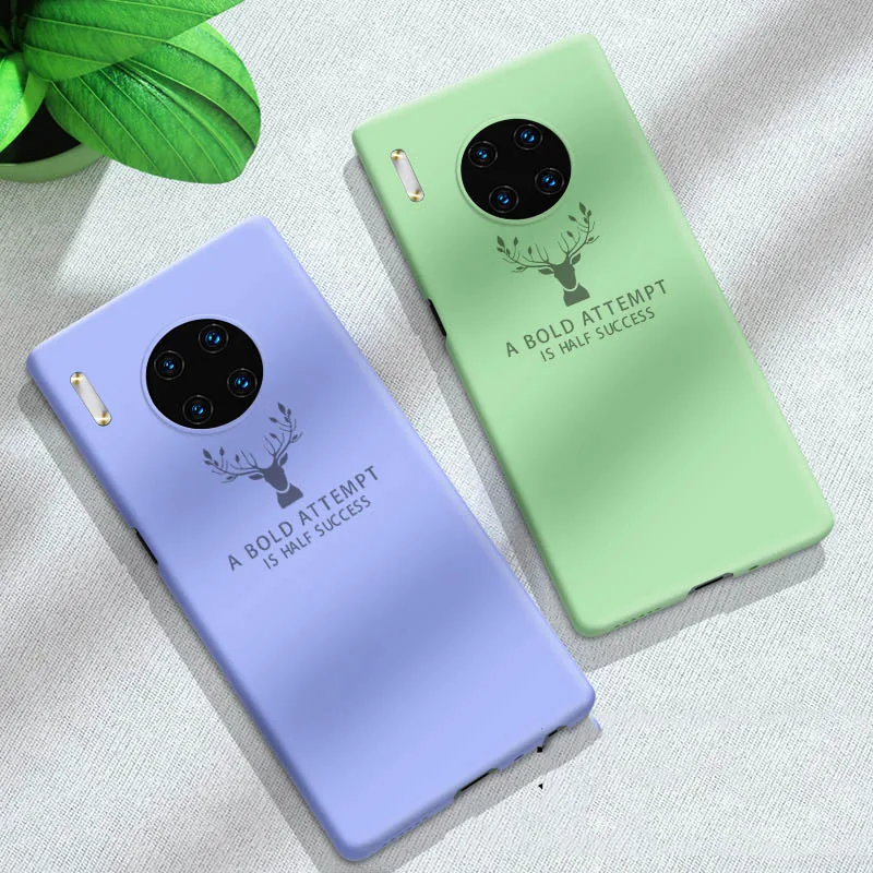 Твердый чехол из жидкого поликарбоната для huawei mate 30 Pro 5G Модный телефона 20 удобная