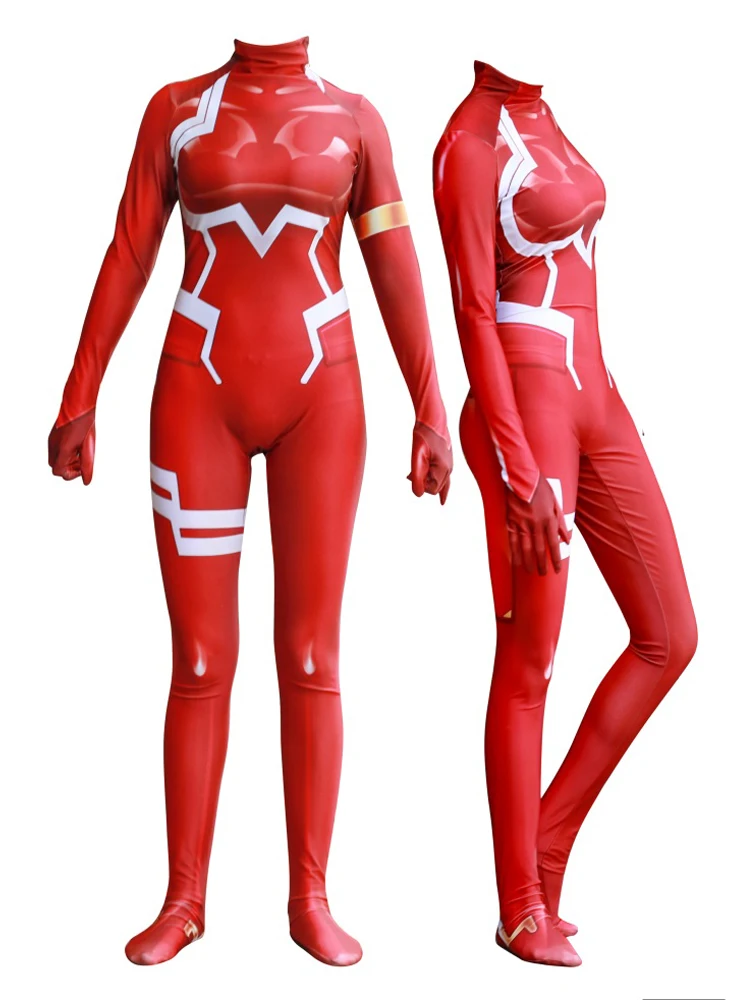 Комбинезон для косплея Zero Two костюм дарлинь во Фране два кода 002 косплей взрослых