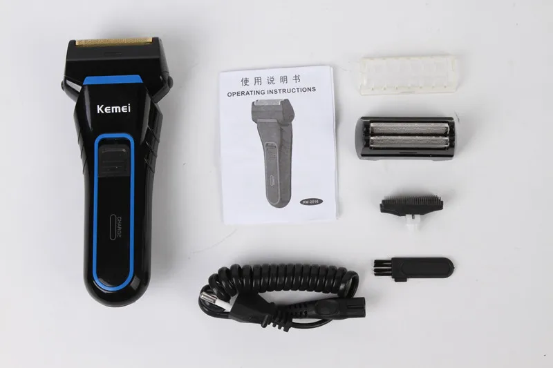 Электробритва мужская с двумя лезвиями 100 240 В|shaver machine|men shaver rechargeablemen |