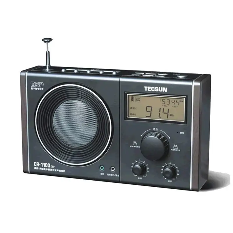 Tecsun CR-1100 DSP AM/FM стерео радио портативный Fm InternetC Ретро Радио 87-108 МГц/65-108 МГц/522-1620 кГц AM/FM стерео радио