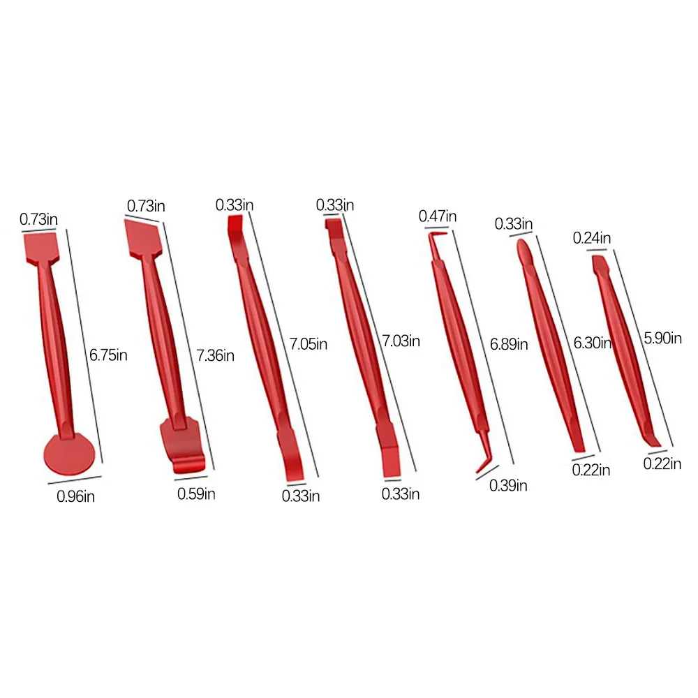 

7Pcs Scraper Tools Car Accessories Squeegee Vinyl Wrap Film Edge-closing Tool For Automobile Scraper Tools Auto Accessories
