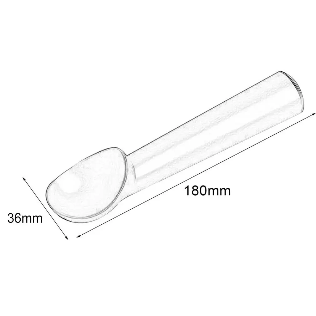 

2017 18cm Aluminum Alloy Ice Cream Scoop Spoon Portable Kitchen Tool Practical Non-Stick Anti-Freeze Spoon Kitchen Accessories