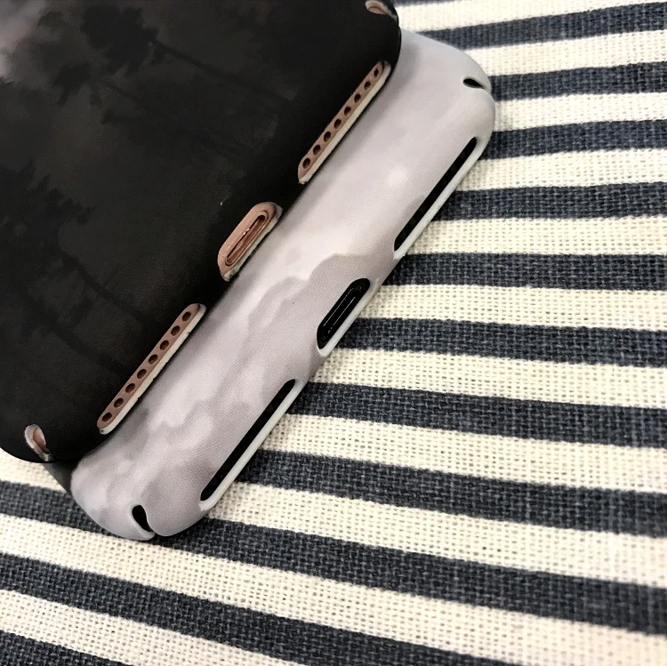 Marble Stone Mobile Phone Case For iPhone 7 Matte PC Back Cover Fundas Apple Xr 6 6S 8 Plus X Xs Max Planet Space Shell |