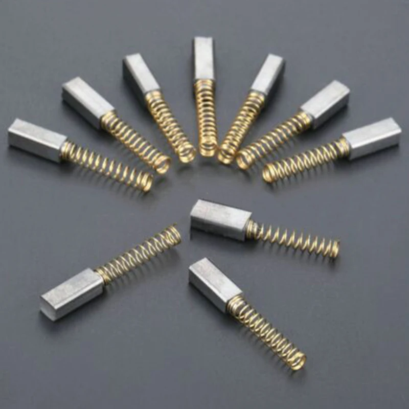 

50pcs Carbon Motor Brushes Wire Household Parts Fit For 100W-180w Sewing Machine in stock drop shipping