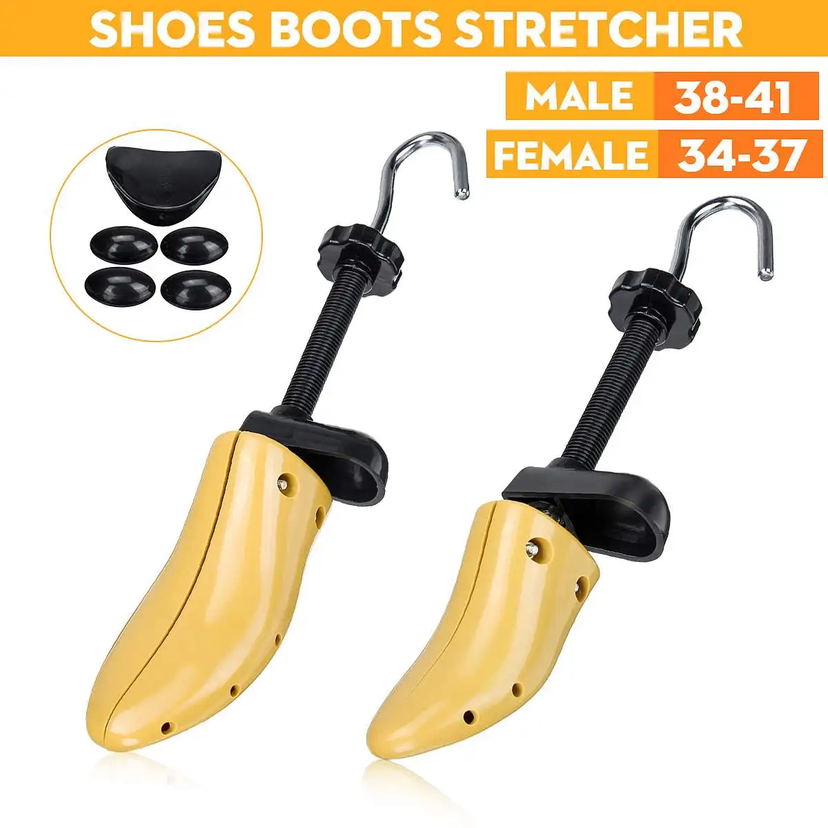 

Size 34-41 Men Women Adjustable Shoes Stretcher Heels Boots Trees Shoes Expander Unisex Plastic Alloy Maintain Shape Shoe Trees