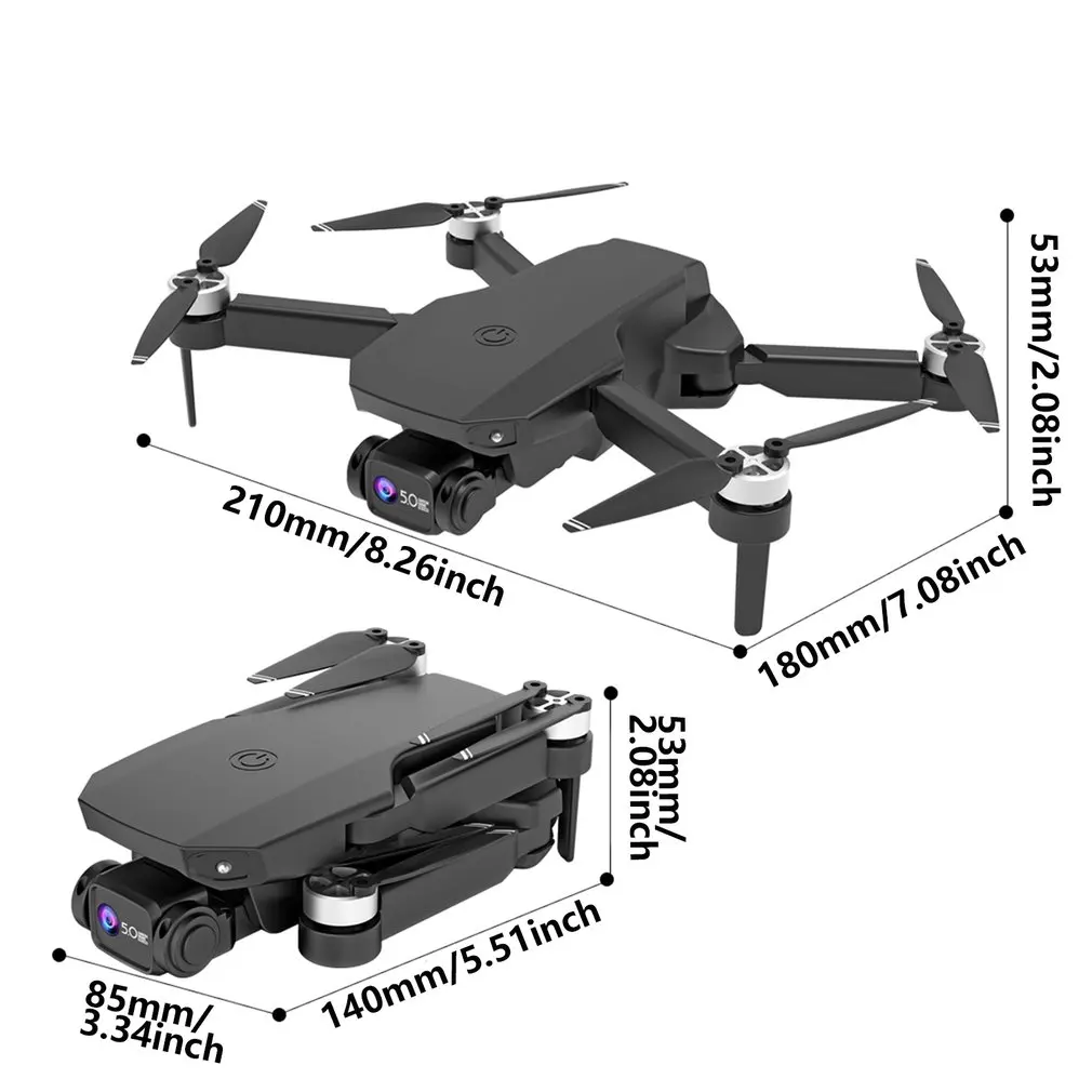 

CS003 GPS Drone with 4K Dual HD Camera Professional WIFI Brushless Quadcopter Flight FPV RC Helicopter Toy Dron