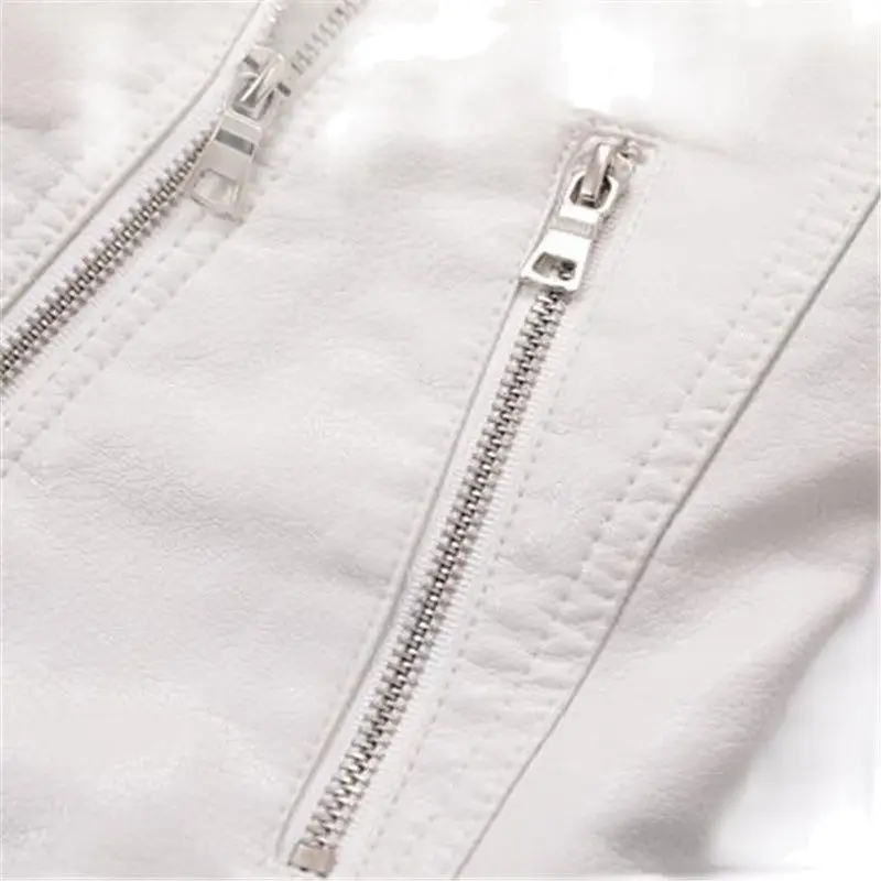 Женский негабаритный мотоциклетный жилет на молнии весенний из искусственной