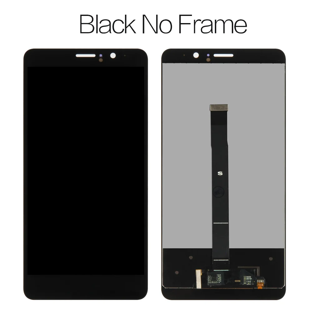 black no Frame Для 5,9 дюймов, HUAWEI mate 9, ЖК-дисплей, сенсорный экран, дигитайзер, стекло, датчик для HUAWEI mate 9, MHA-L29, ЖК-дисплей в сборе, 1920x1080 - Цвет: black no Frame