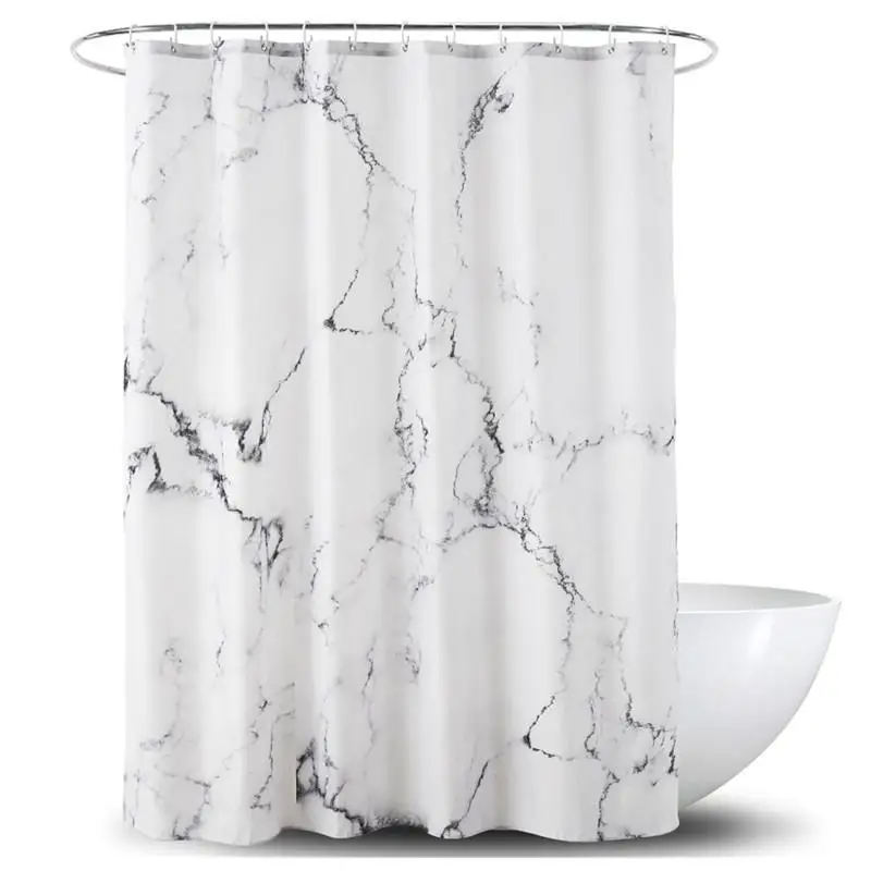 

25 180*180cm Easy Clean Shower Curtain Bathroom Bath Curtains Shower Curtain Water Proof No Chemical Odor Reinforced