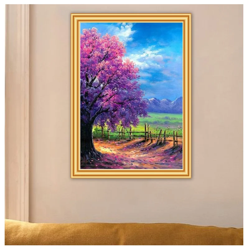 Набор для алмазной вышивки дерево четырех сезонов | Дом и сад