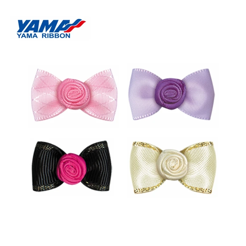 

YAMA Ribbons Bow with Rose Width 30mm±3mm 200pcs/bag Ribbon for Crafts Headwear Accessories Wedding DIY Decoration