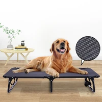 foldable dog camp bed pet rectangular furniture for travel mattress off the ground nest cat lounge portable breathable sofa mat