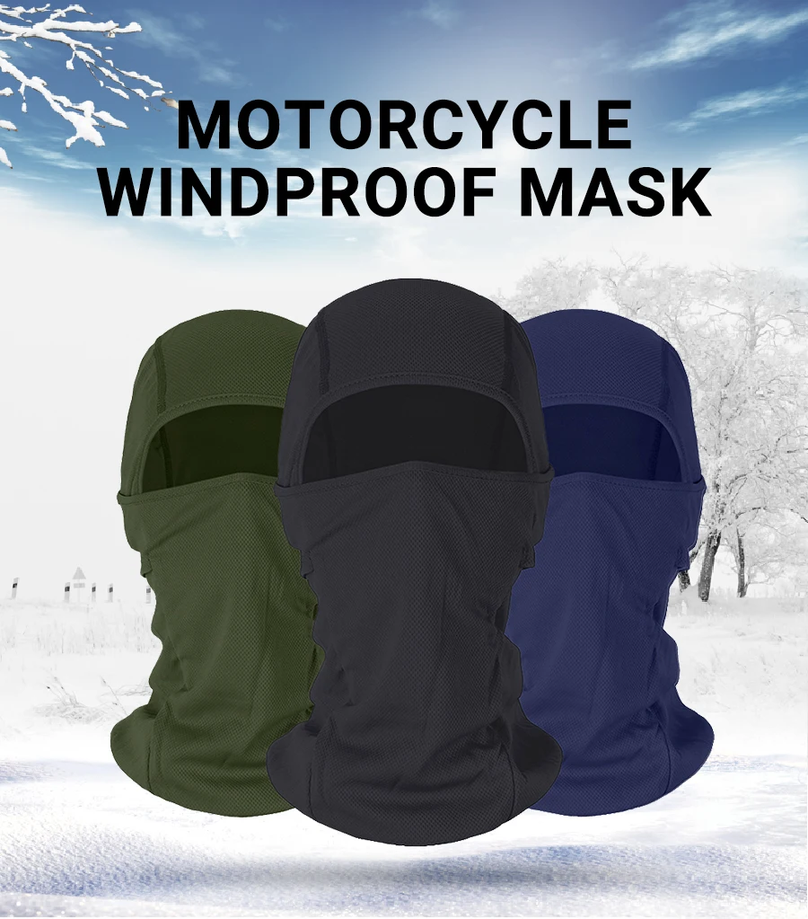 HEROBIKER, мотоциклетная Балаклава, маска на все лицо, дышащая, страйкбол, пейнтбол, Велоспорт, лыжный щит, анти-УФ, мужские солнцезащитные шапки, шлем