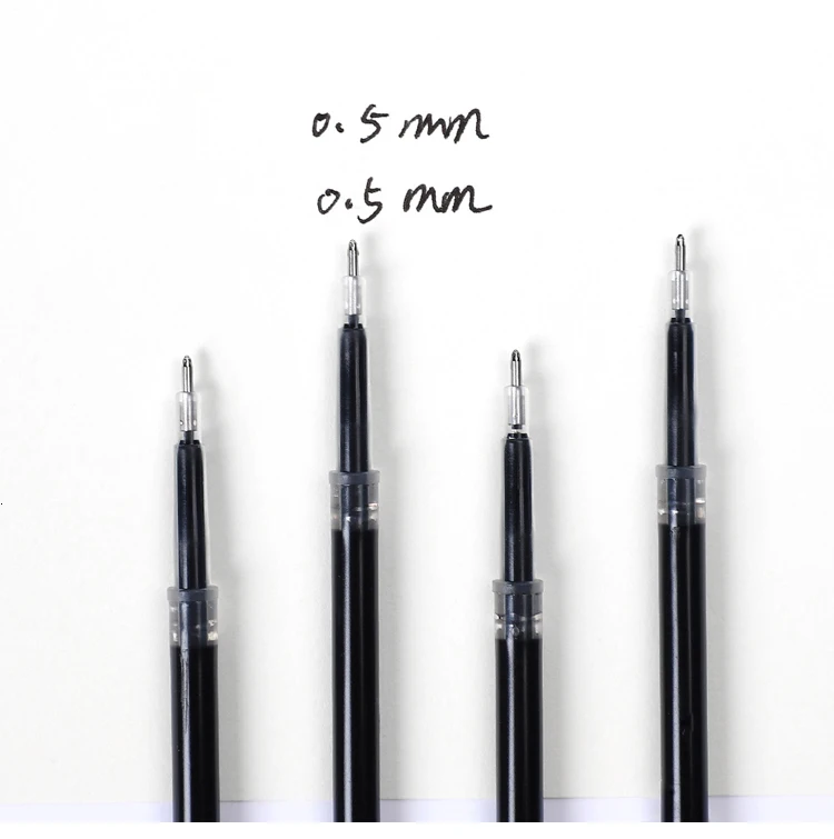 JIANWU 0,5 мм 20 шт./компл. творческая большая емкость гелевая ручка Refill dianshi быстрая сушка Refill офисные принадлежности