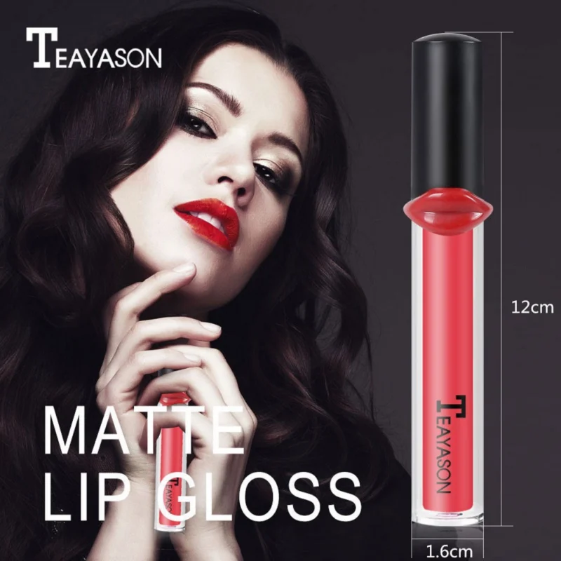 Maquiagem Matte Lip Tint Multicolor Glosses Effect Long-Lasting Waterproof Lips Makeup Elegant Temperament Charming | Красота и