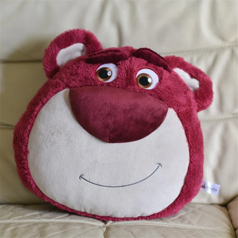 38 см История игрушек лотсо обнимающий медведь плюшевая подушка Мягкая Клубника