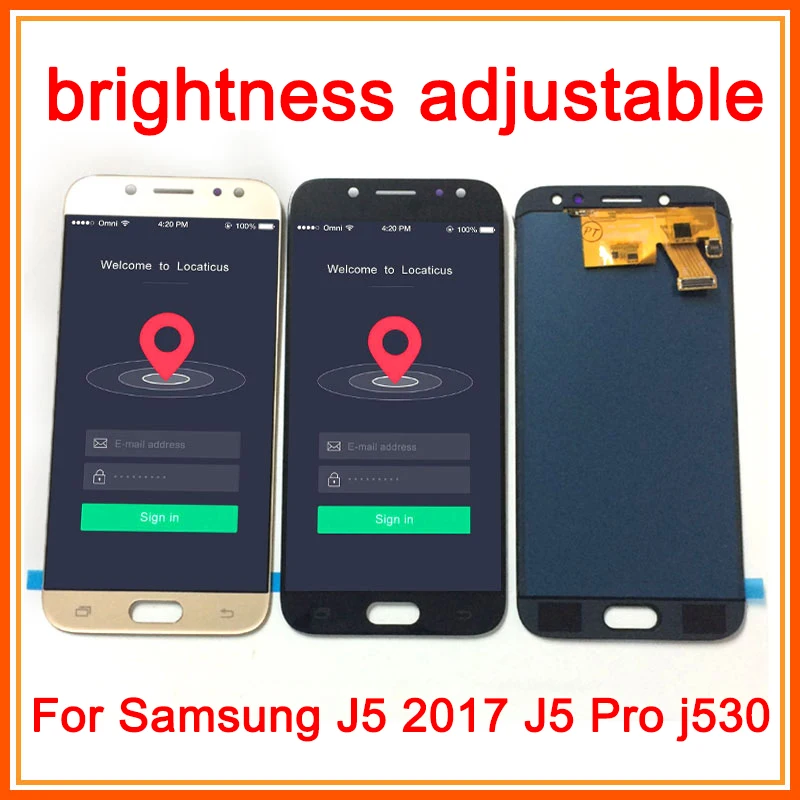 Регулируемый ЖК-дисплей для Samsung J5 2017 сенсорный Pro j530 SM- J530F J530FN J530M J530Y DS + экран в