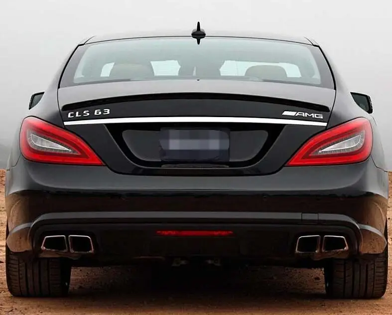 Спойлер для Benz W218 2012 2017 задний спойлер из АБС материала заднего крыла автомобиля