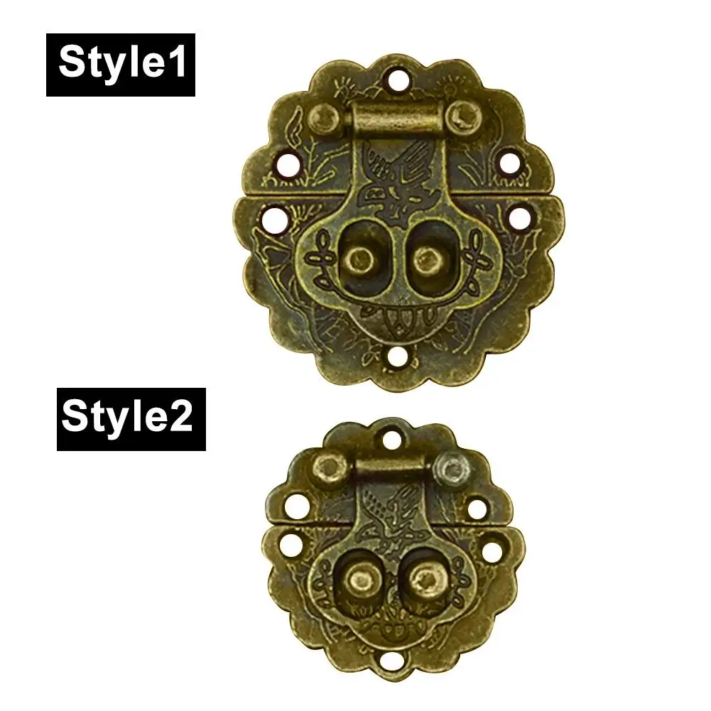 Винтажный старинный латунный ювелирный ящик чехол для костюма защелки