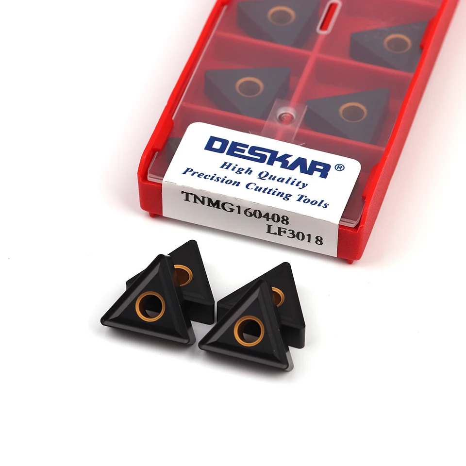 

TNMG160404 TNMG160408 TNMG160412 LF3018 DESKAR original turning tool carbide insert for turning cast iron