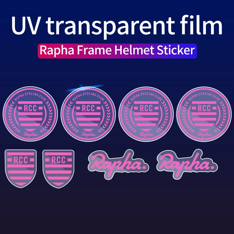 Rapha small label sticker bicycle frame decals bike Helmet stickers