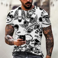 new mosaic color matching printing fashion t shirt for men 3d printed tops summer short sleeved casual loose t shirts for men