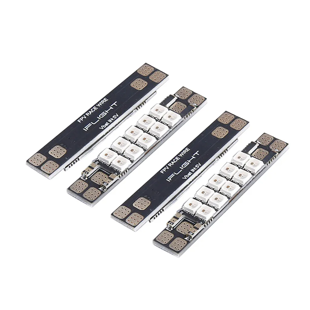 4 шт iFlight 40A PDB w/RGB многоцветные светодиодные полосы/гоночный провод для FPV дрона