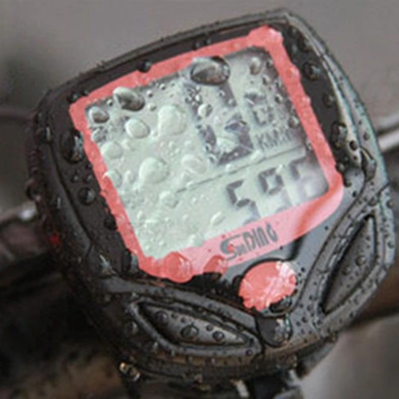 

Sunding Bicycle Computer SD-548B Wired Bike Bicycle Computer Odometer Speedometer LCD Waterproof 14 Functions