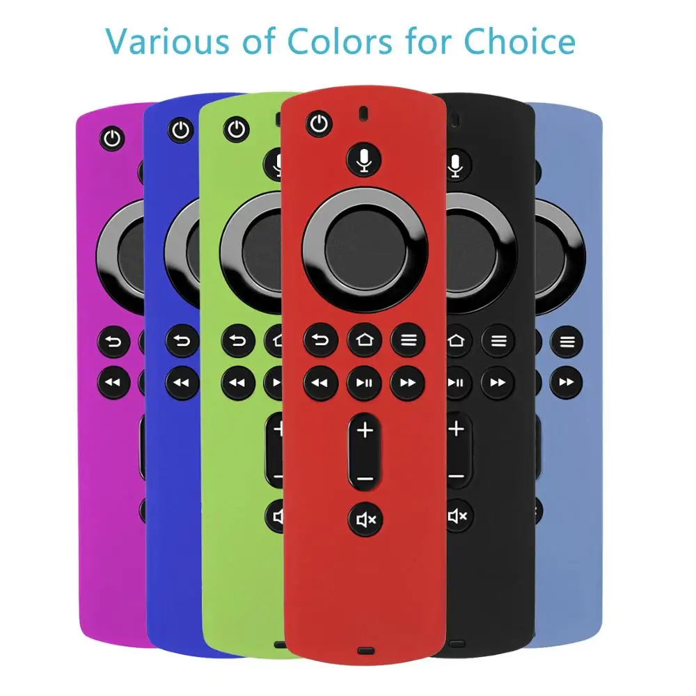For Amazon Fire TV Stick Voice Silicone Remote Control Case Soft Washable Dirt Resistant Shockproof Protective Covers