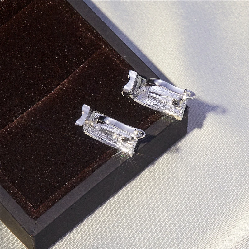 

Fashion exquisite charming green zircon earrings romantic banquet jewelry women's luxury wedding charm jewelry gifts wholesale